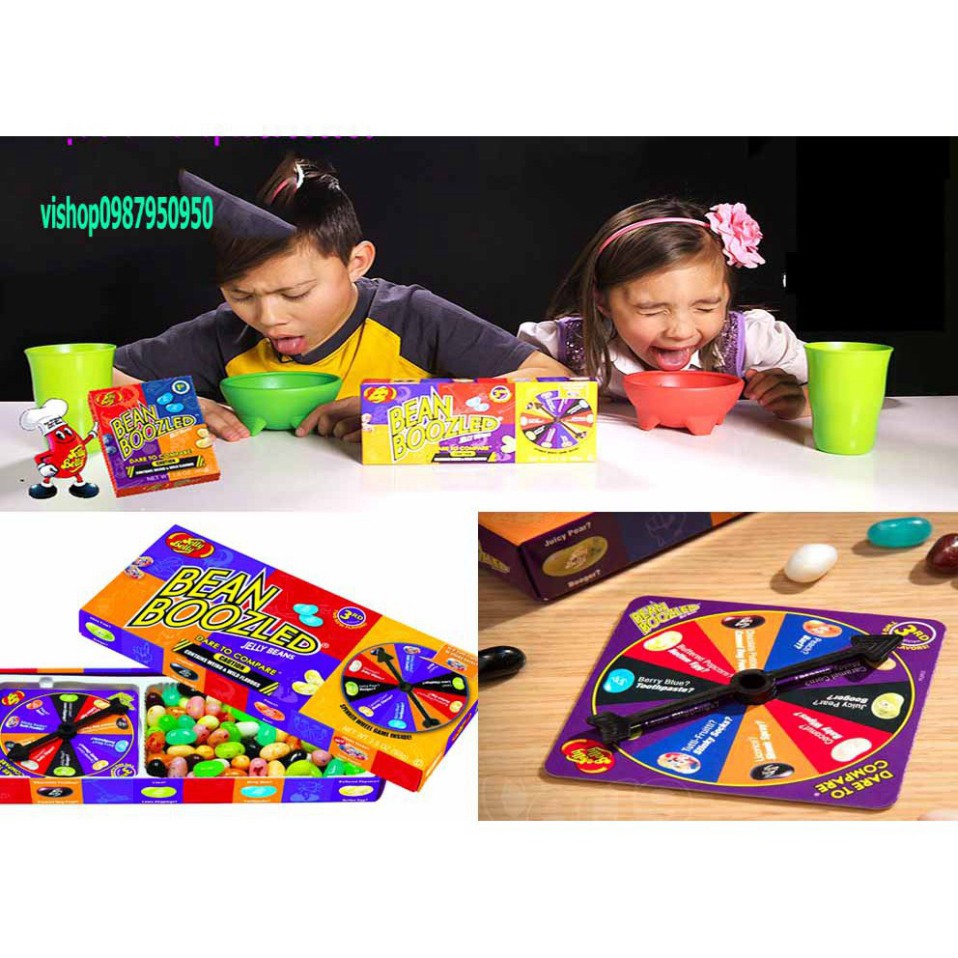 BÀN XOAY RỜI KẸO THỐI bean boozled harry potter