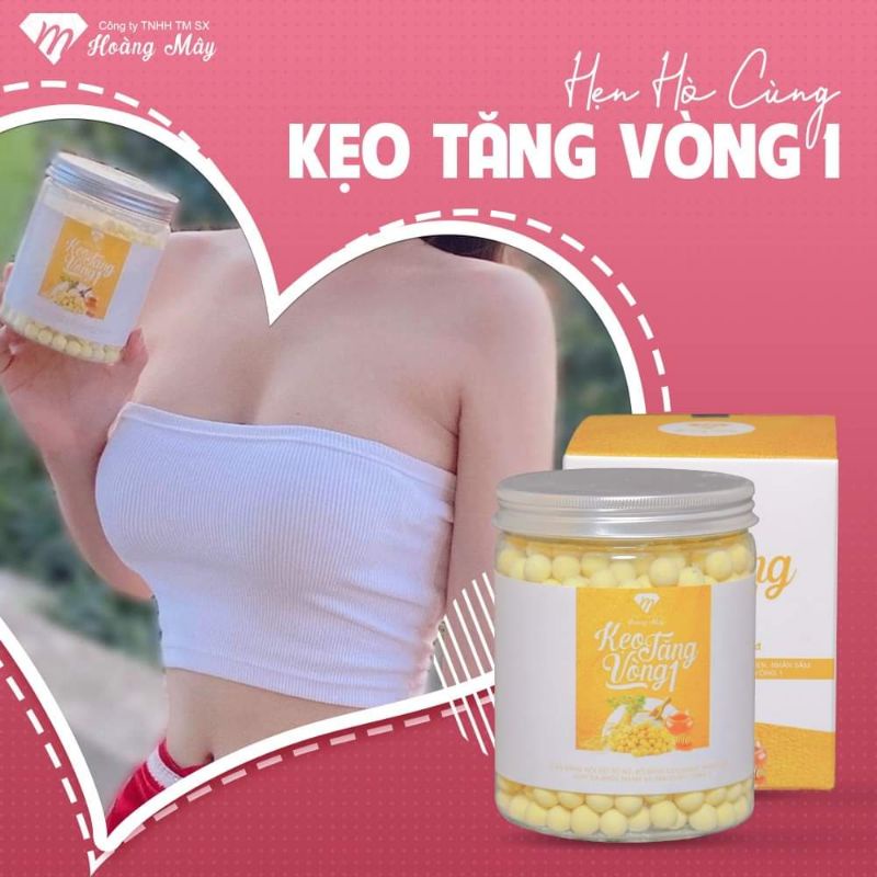 Kẹo Tăng Vòng 1 Hoàng Mây _ Đẹp Da Đẹp Dáng _Hộp 500gr