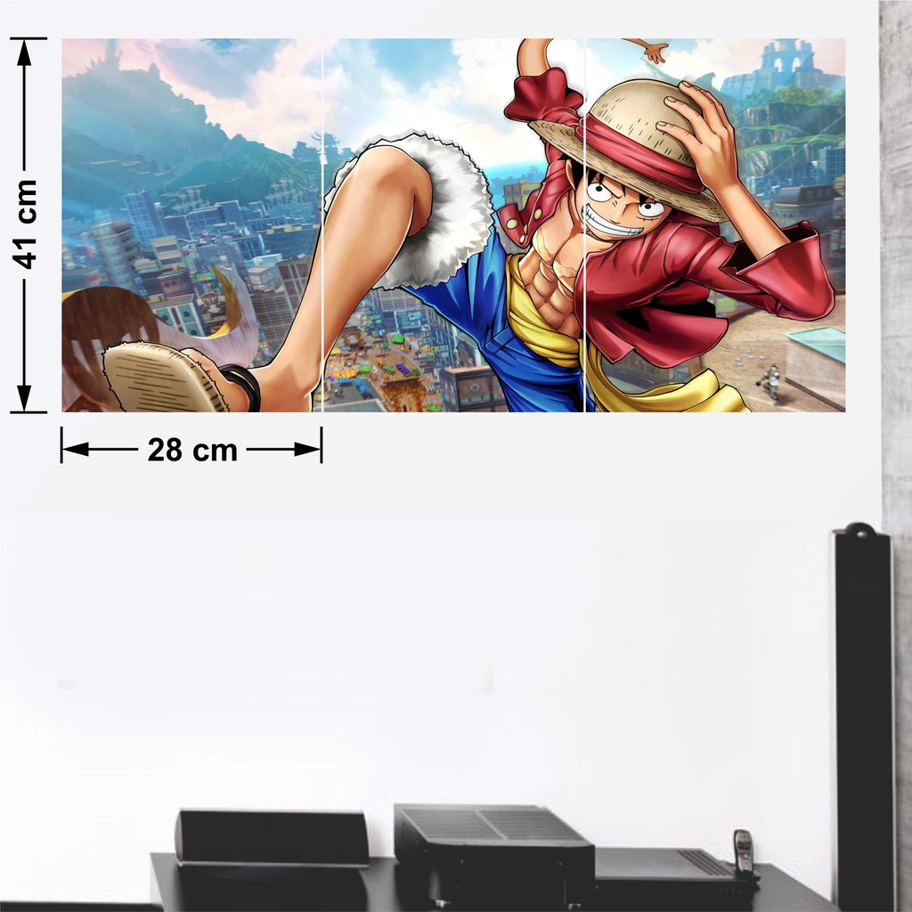 Combo 3 Tấm Poster Luffy Mũ Rơm - Onepiece By AnimeX