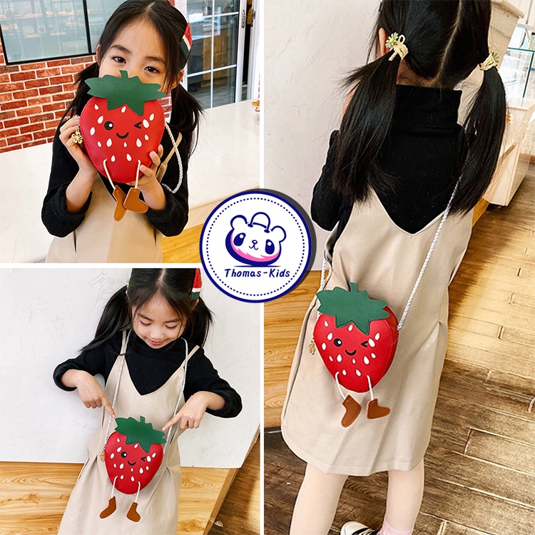 Túi Đeo Chéo Mini Phong Cách Hoạt Hình Thời Trang 24h Dành Cho Bé Gái