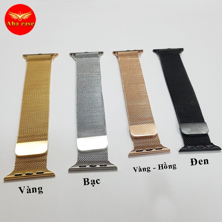 Dây Đeo Apple Watch Thép Không Gỉ - dành cho Đồng Hồ Thông Minh Apple Watch Series 5/4/3/2/1 (Milanese Loops)