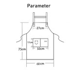 ONLY HOUSE Tạp Dề Vải Poly cotton canvas Phối Cổ Yếm Tiện Dụng Cho Bồi Bàn