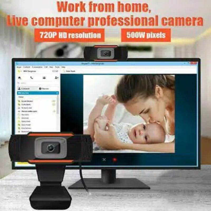 Webcam 720p Hd Tích Hợp Micro Cho Pc / Laptop | BigBuy360 - bigbuy360.vn
