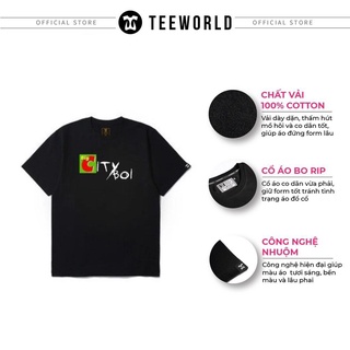 Áo thun Teeworld BigCtiboi T-shirt Nam Nữ Trắng Đen Form Rộng Unisex