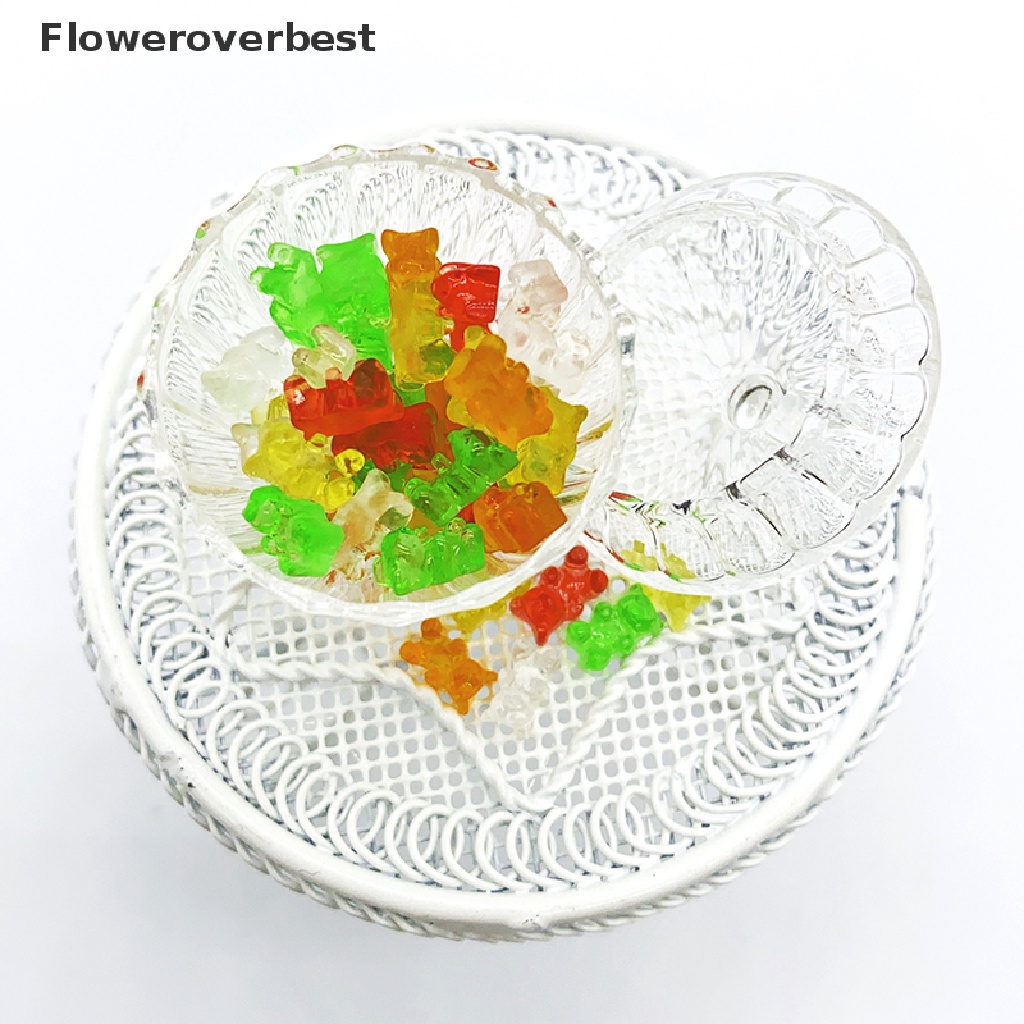 20 Mô hình gấu bằng nhựa resin dùng để trang trí nhà búp bê