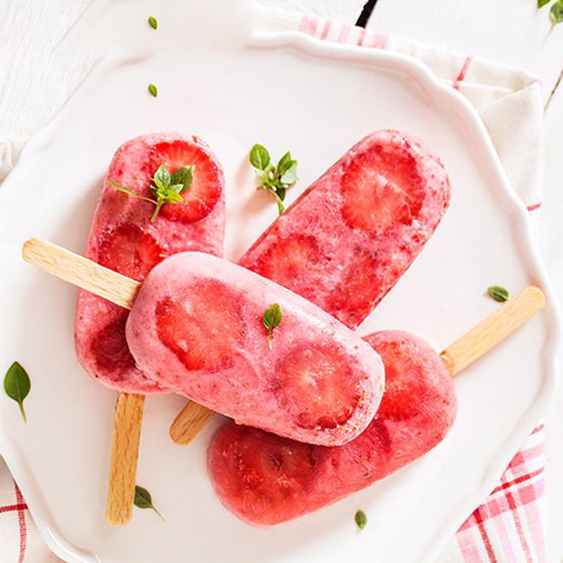 Khuôn Silicone Cấp Thực Phẩm Dùng Làm Kem Que Tại Nhà