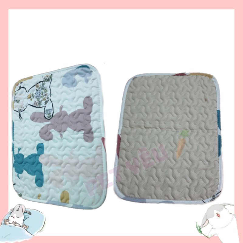 Thảm nệm lót chuồng (30×40cm) ❤Freeship❤ mềm dễ giăt và êm thỏ bọ chinchilla chó mèo