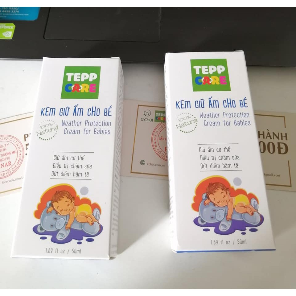 Tepp care 20ml - Kem Giữ Ấm Và Chăm Sóc Trẻ Toàn Diện - Làm giảm hăm tã, tan vết sưng bầm, làm diu nốt côn trùng cắn