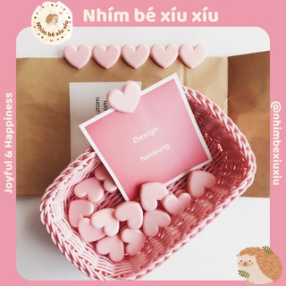 Kẹp giấy/ảnh/tài liệu hình trái tim nhỏ xinh TN11 nhimbexiuxiu