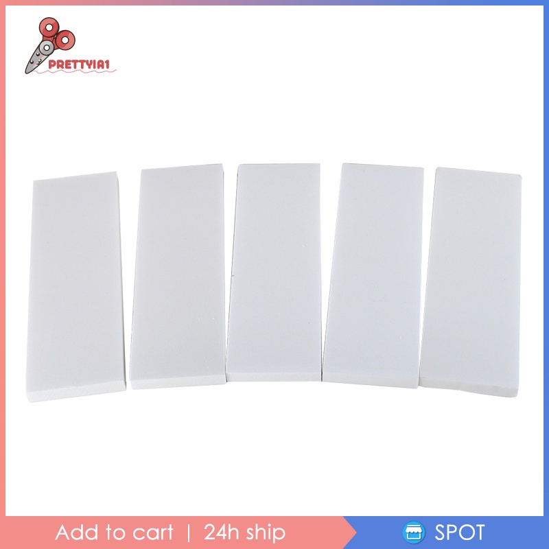 [Prettyia1] Set 5 Mút Trắng Mật Độ Cao Làm Đế Mô Hình Phòng Thí Nghiệm Diorama DIY