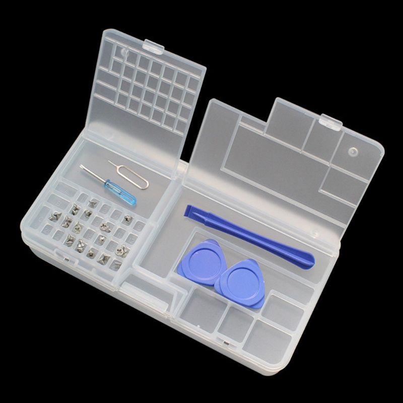 Bộ 10 Hộp Đựng Ốc Vít / Bảng Mạch Màn Hình LCD / Điện Thoại Tiện Dụng