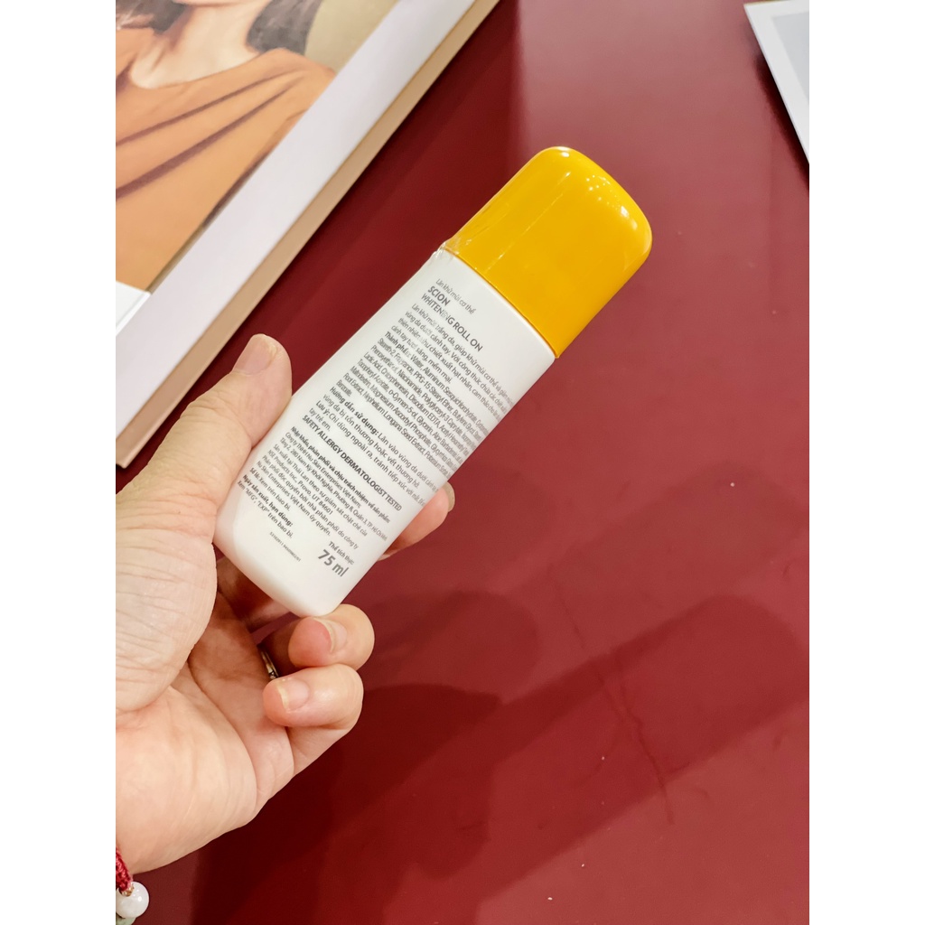 Lăn Khử Mùi NuSkin Scion Pure White Roll Giảm Mùi Cơ Thể, Làm Sáng Vùng Da