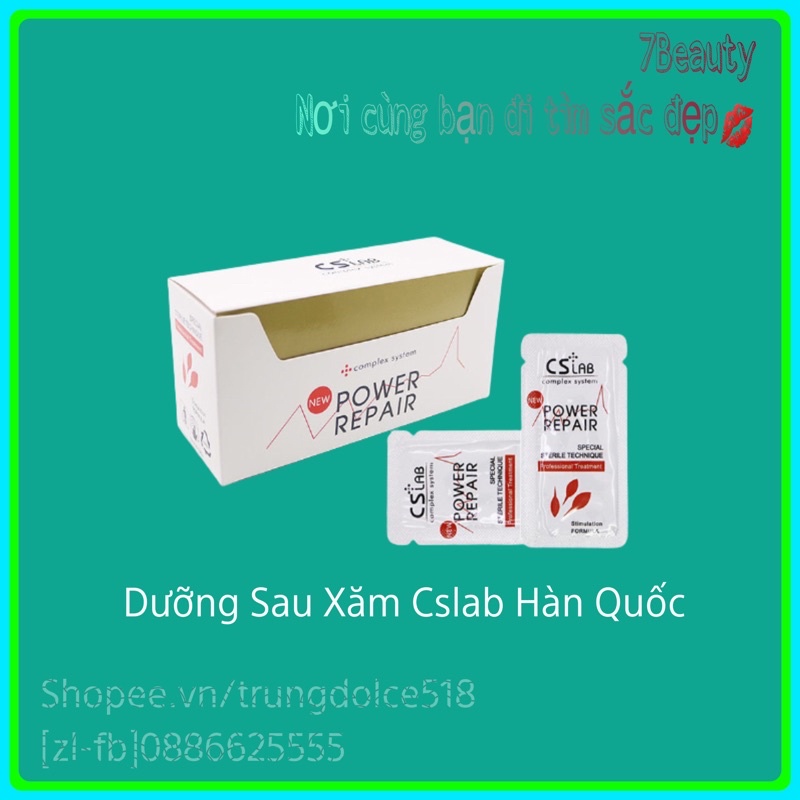 Dưỡng gói CS Lab -Dưỡng môi sau xăm