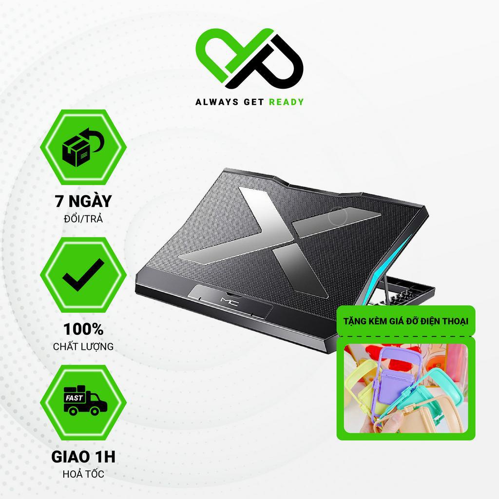 Đế tản nhiệt laptop 18 inch, chỉnh độ cao 6 cấp, chỉnh tốc độ - Q3