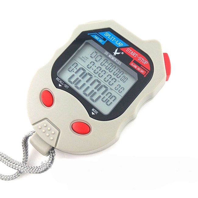 Đồng hồ bấm giây PC530 30 LAP ⚡ Đồng hồ thể thao độ chính xác cao - pin trâu - bộ nhớ 30 LAP