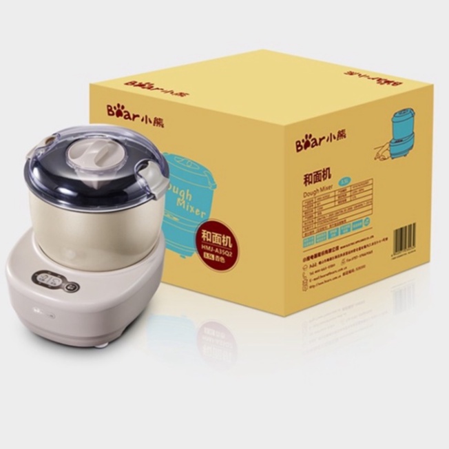 Máy Nhào Bột Nhồi Bột Tự Động Trộn Bột Đánh Bột Đa Năng 5L, 3,5L Chính Hãn BEAR