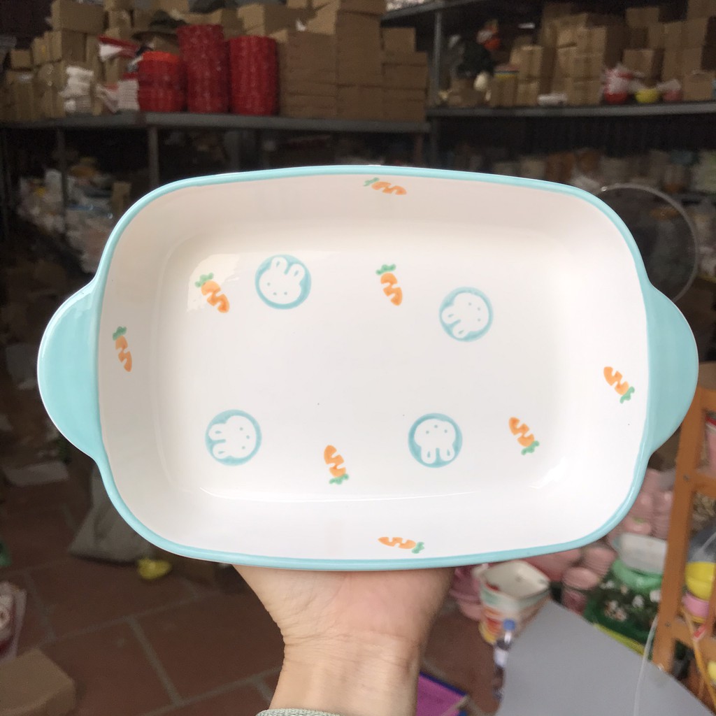 Bát Sứ Bát Ăn Cơm Bộ Bát Đĩa Decor Bộ Chén Dĩa Sứ Dễ Thương Cute Cao Cấp S06