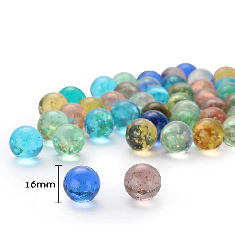 Viên bi thuỷ tinh phát sáng trong đêm dùng để trang trí bể cá đẹp mắt / đồ chơi bắn bi an toàn tiện dụng