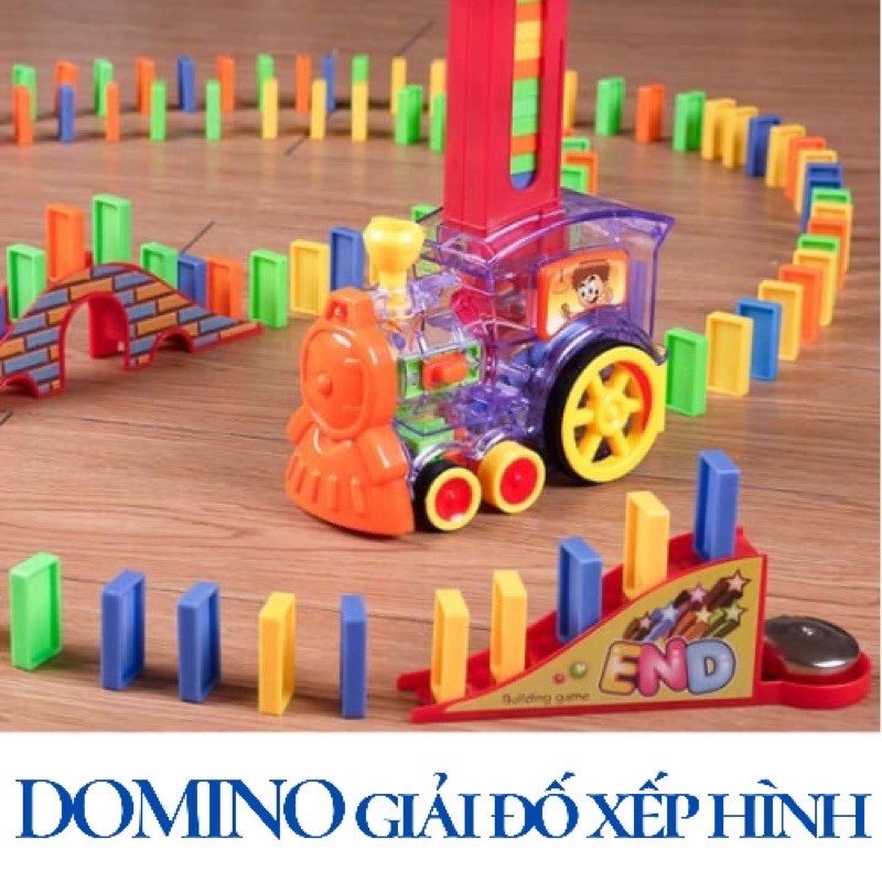 Tàu Lửa Xếp Domino Cho Bé Thỏa Sức Sáng Tạo
