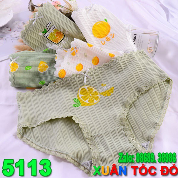 SỈ ZALO RẺ HƠN NHIỀU_ Quần Lót 5 Kiểu Chanh Cực Tươi Mát Cực Xịn 5113