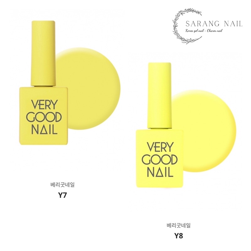 Sơn Very Good Nail chính hãng Hàn Quốc tone Vàng Yellow