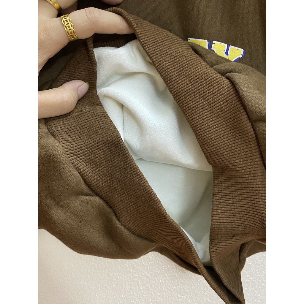 Áo Nỉ Bông Dày Ấm Mặc Mùa Đông Size 90-130(1-5 tuổi)