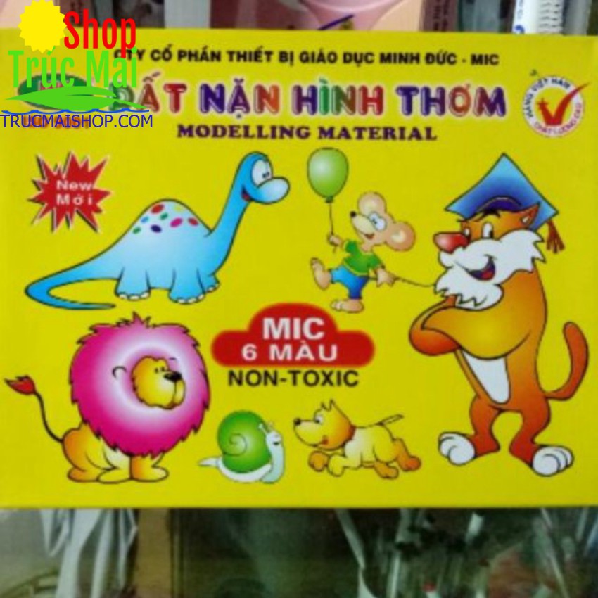 Đất Nặn Học Tập 6 Màu thơm Mic