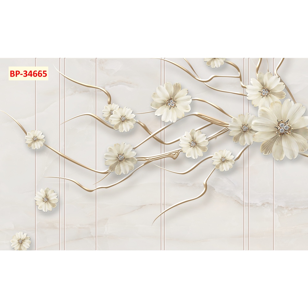 Phông Nền Livestream Chụp Ảnh Tường Phào Chỉ 3D 5D