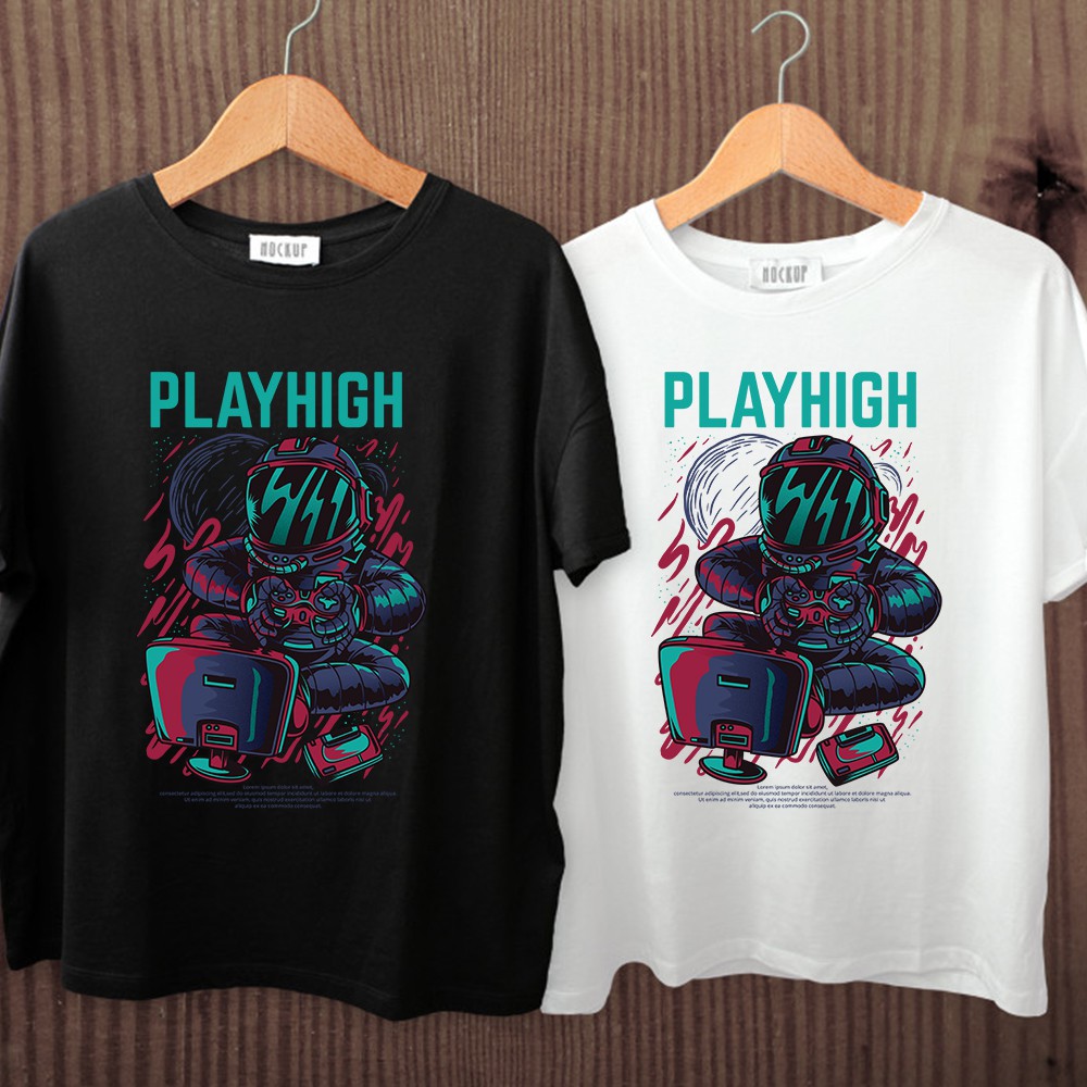 Áo thun áo phông in hình nghệ thuật, họa tiết cotton cao cấp, co giãn, cổ tròn unisex hot trend 2023 - Wolfer Store