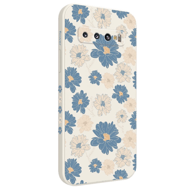 Ốp Điện Thoại Mềm Họa Tiết Hoa Truyền Thống Cho Samsung Galaxy S10 S10E Plus S9 Plus