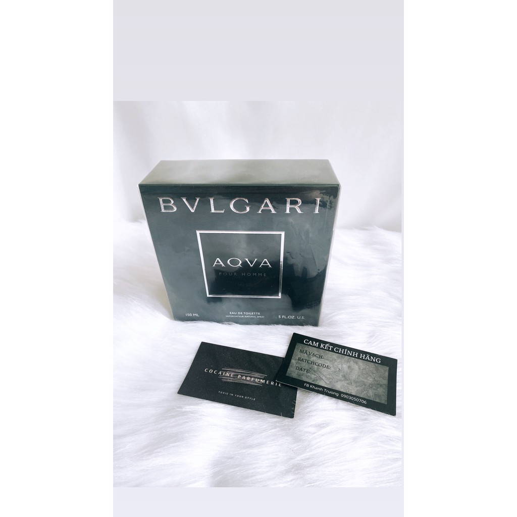 [Nhập Khẩu Chính Ngạch] Nước Hoa Nam Chính Hãng BVLGARI Aqva Pour Homme 30ml, 50ml, 100ml, 150ml