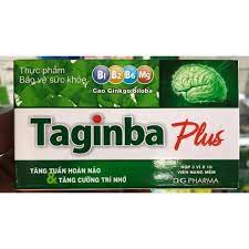 Viên Bổ Não Taginba Plus - hộp 30 viên