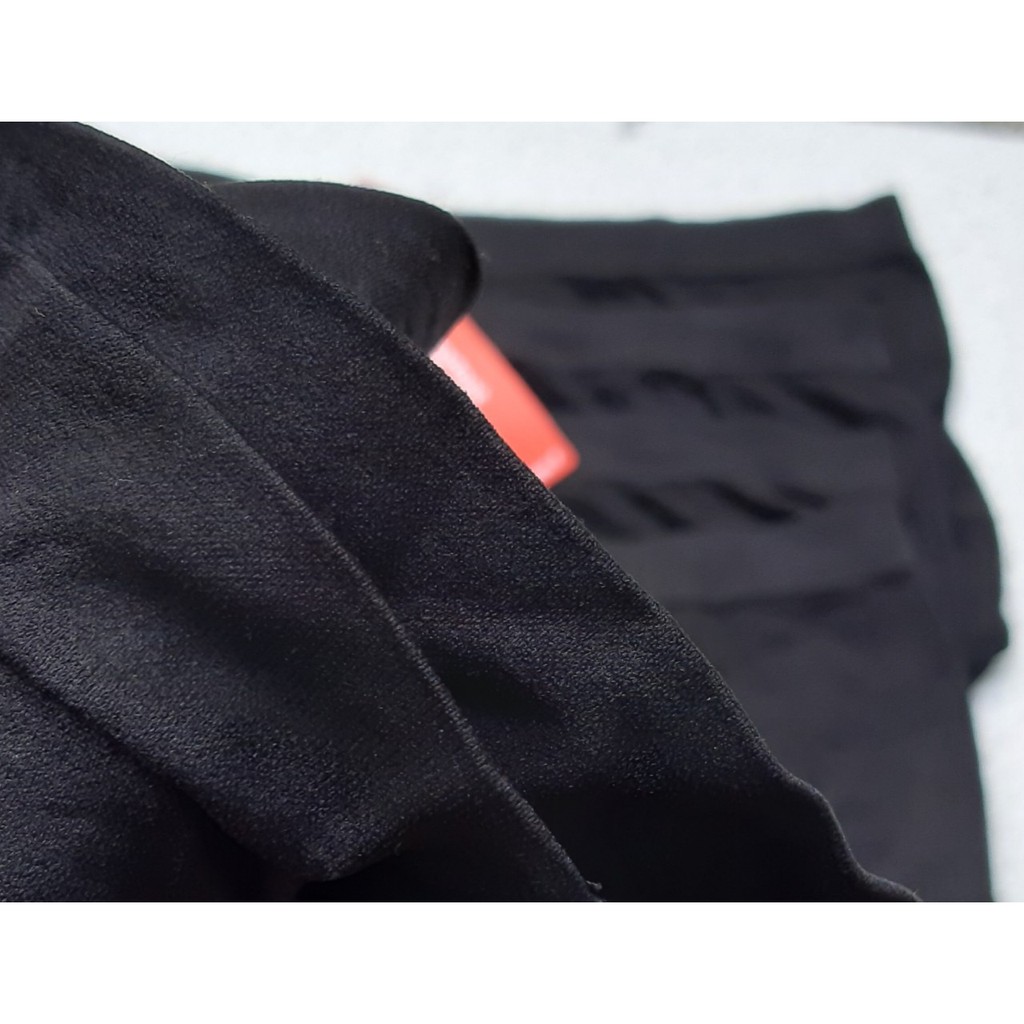 5 Cái Quần đùi short nữ Định Hình mặc trong váy Thun Lạnh 100% Poly Cotton thoáng mát ) Màu Đen 40kg - 70kg