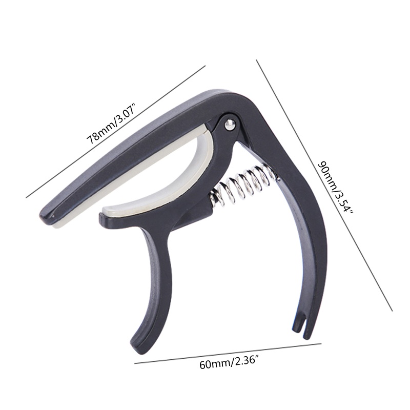 Capo 4 Dây Đàn Guitar 6 Dây Bằng Nhựa Nylon Và Silicone Tiện Dụng