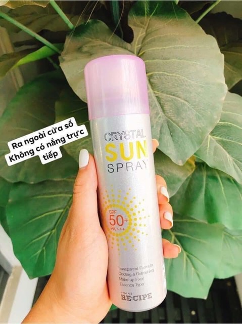 Xịt chống nắng Crystal Sun Spray Spf50