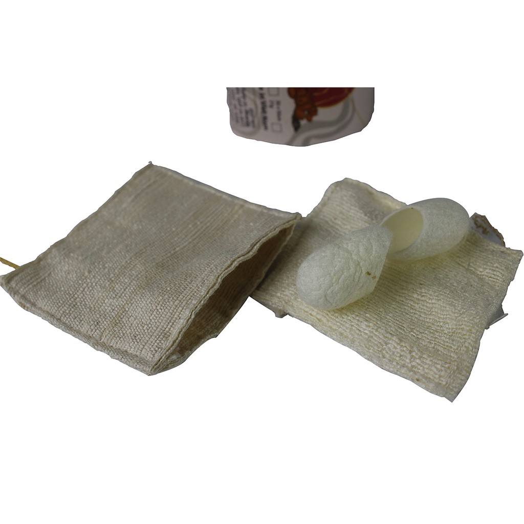 Bông Tẩy Trang Tơ Tằm Tự Nhiên HanhSilk Bổ Sung Protein Lấy Đi Da Chết