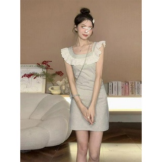 72294 Đầm ren thanh lịch mỏng hơn không tay
