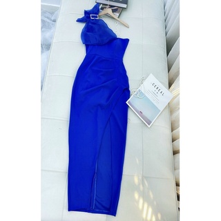 Đầm body cát nhật lệch vai