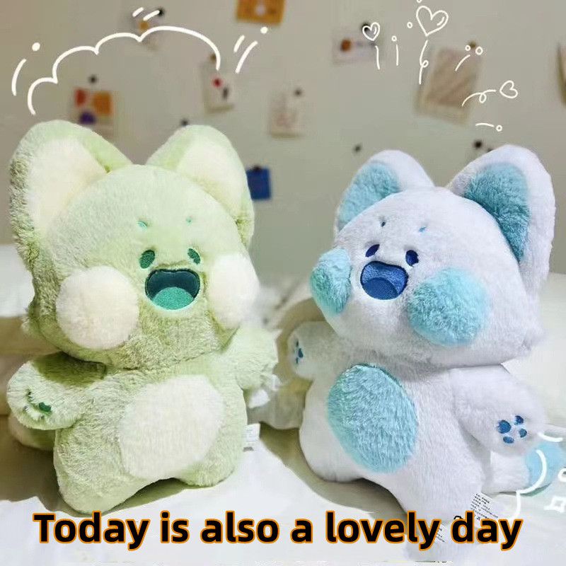 40cm Kitten DuDu Gấu bông Đồ Chơi HìNh MèO NhồI Bông MềM MạI Gift for Girlfriend