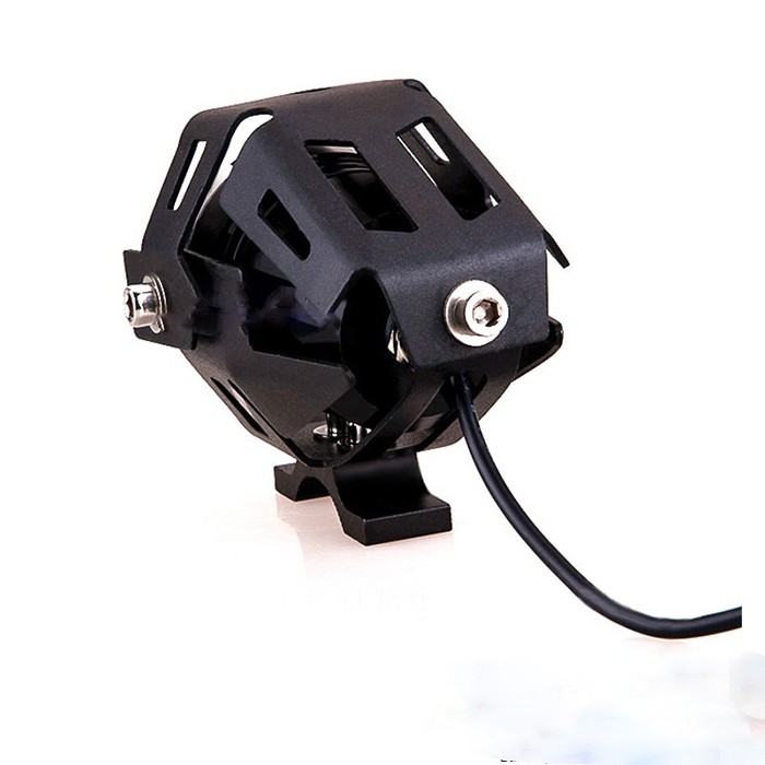 Đèn Led Trợ Sáng Gắn XE MÁY U5 - Chống Nước - Bọc Thép Chống Va Đập Us04074 (Đen/Vàng/Bạc)