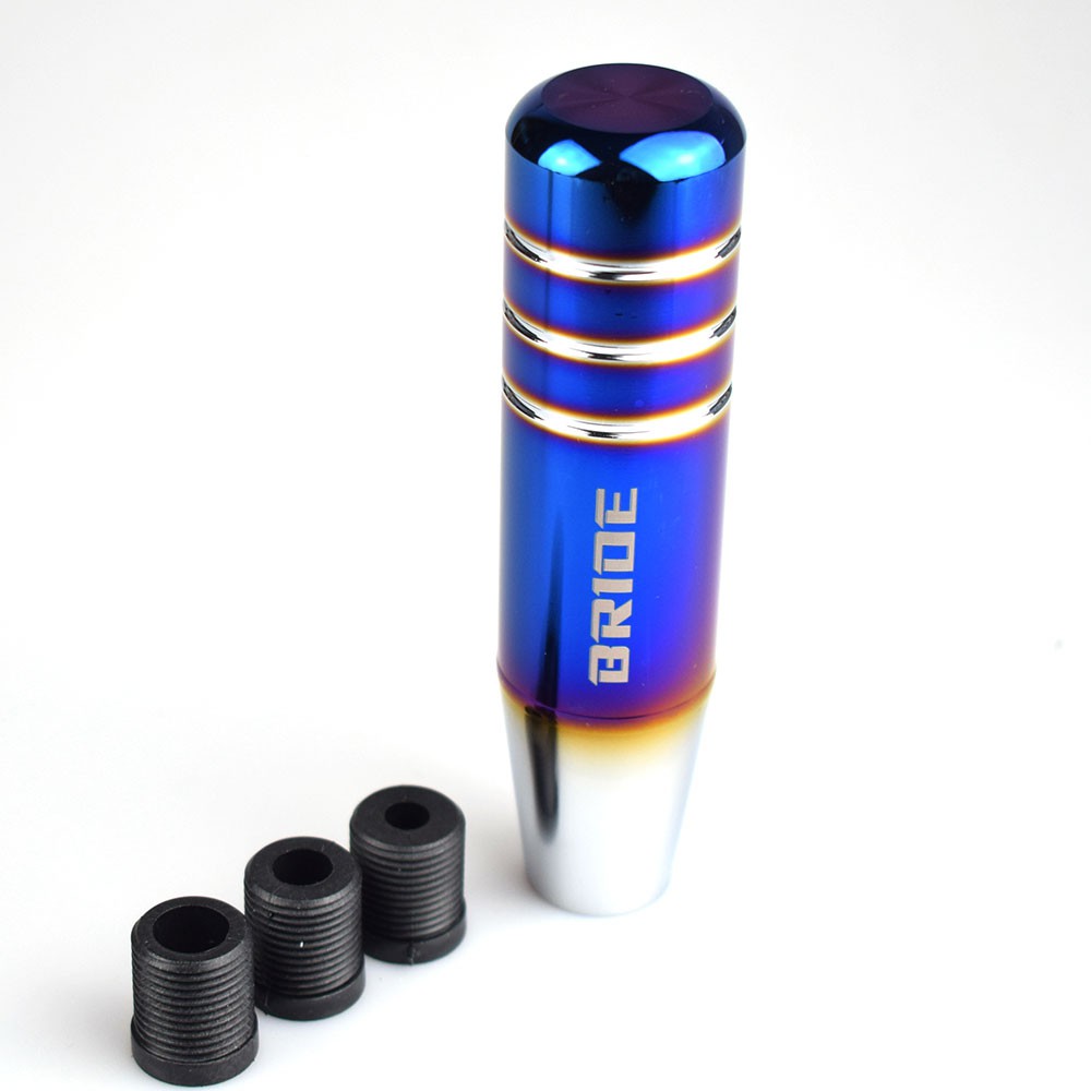 Núm Gạt Chuyển Số Xe Hơi / Xe Tải Bằng Nhôm Màu Xanh Dương Cháy 13CM Thông Dụng