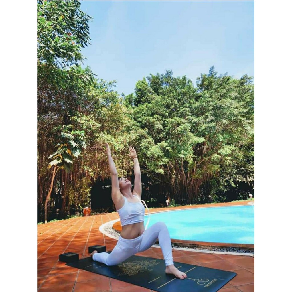 Thảm Yoga Taka Cao Cấp In SilkGold Siêu Bám, Siêu Thấm Hút