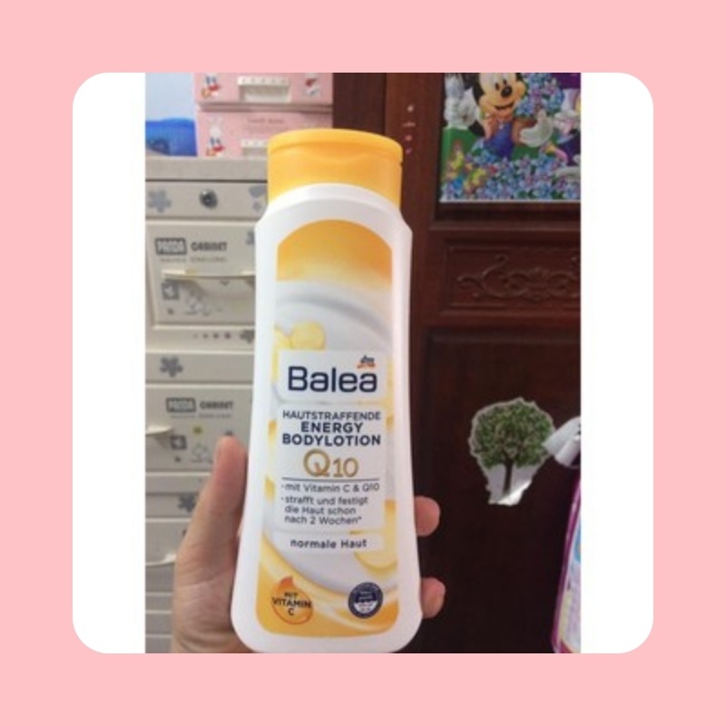 [HÀNG ĐỨC] Kem Dưỡng Thể Chống Nhăn Balea Q10 Vitamin C Body Lotion Hàng Chuẩn Đức 400ml Dưỡng Ẩm Sáng Da