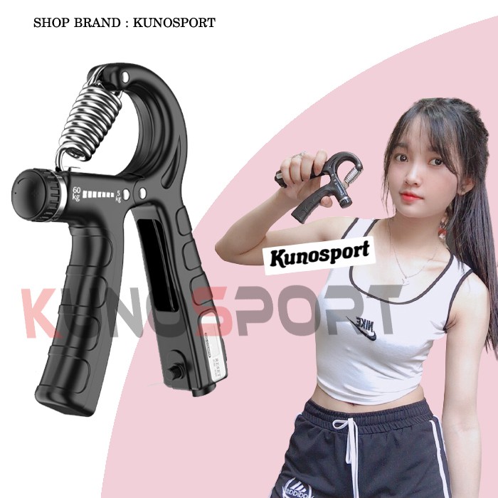 Combo 2 Món Dụng cụ tập cổ tay chữ U cao cấp và kìm tập tay KUNO SPORT