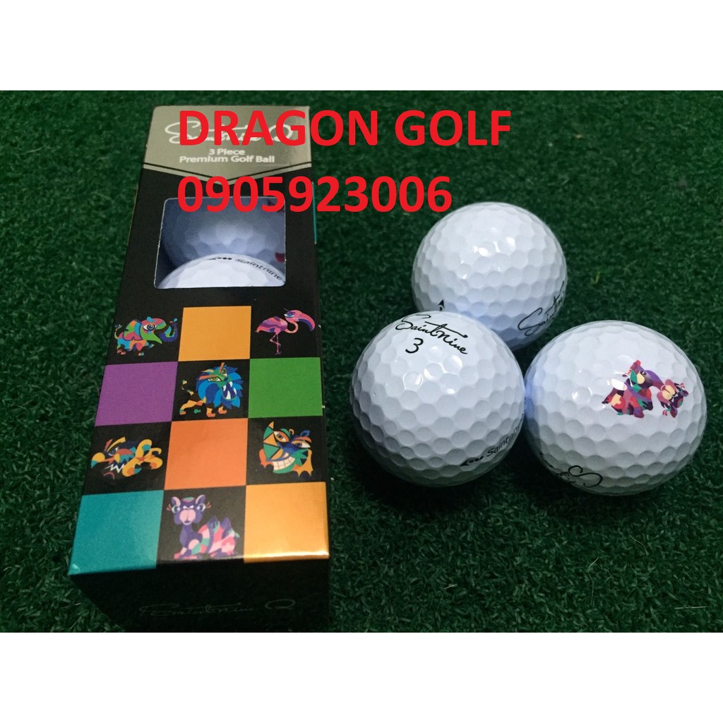 Bóng gôn (golf balls) *Hộp nhỏ 3 quả* Saintnine - Chính hãng