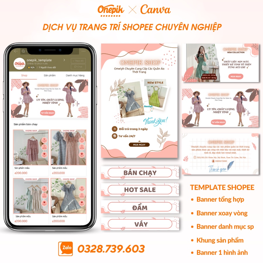 Thời trang nữ TN1_Onepik template