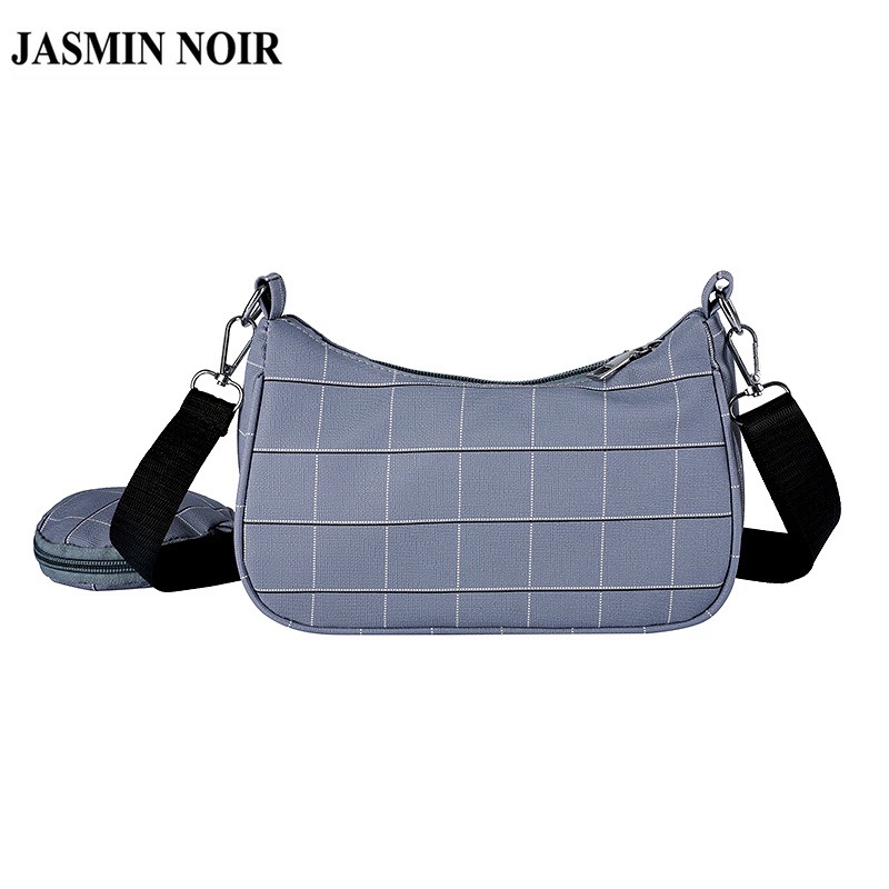 Túi Xách JASMIN NOIR Nữ Họa Tiết Caro Thời Trang