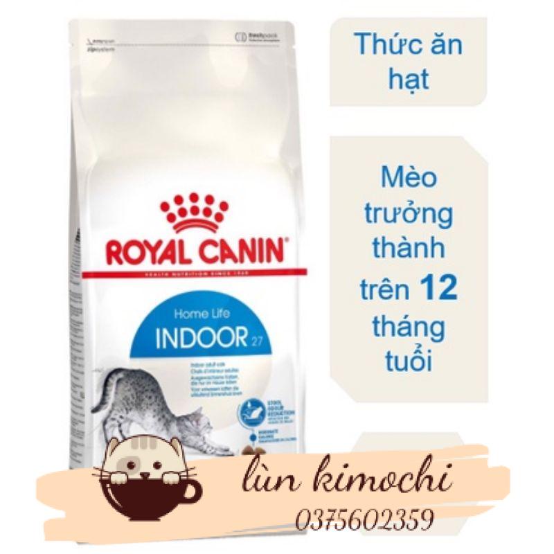 Bao 2kg thức ăn mèo royal canin kitten, indoor, fit 32, baby cat