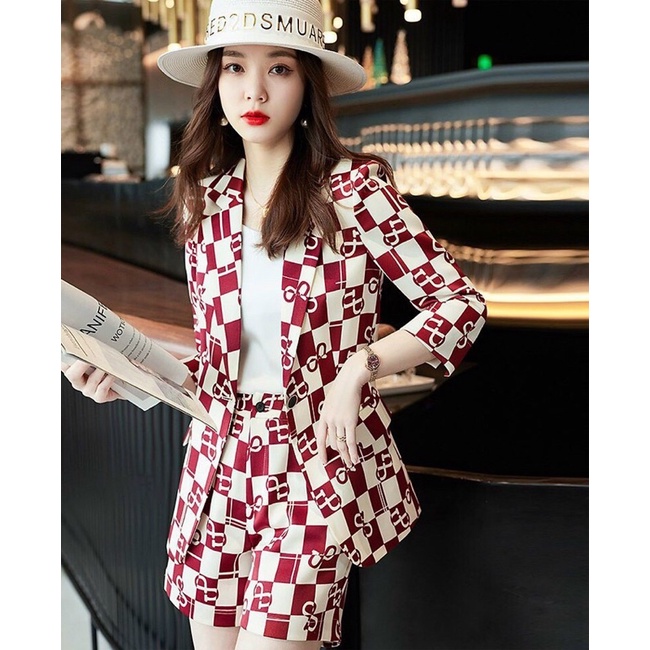 Set bộ vest cao cấp 3 món hoạ tiết size M l XL 2Xl im
