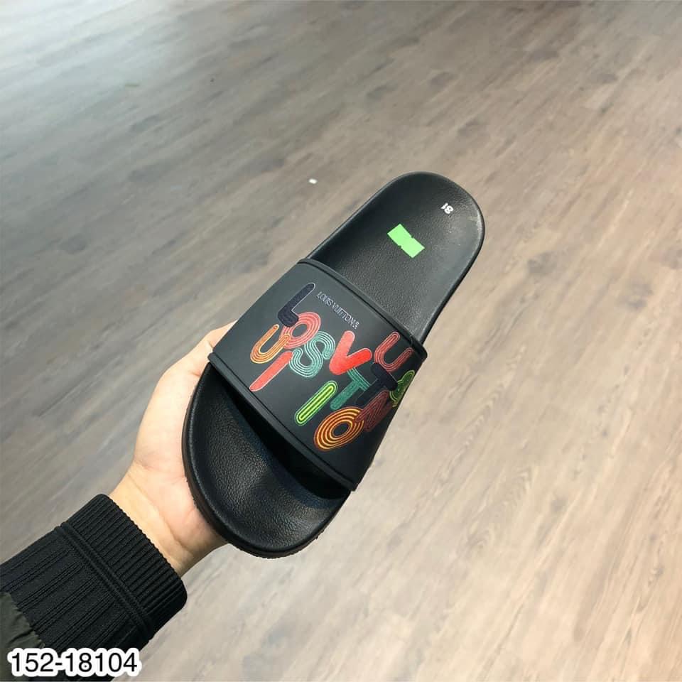 Dép lê LV quai ngang cho Nam_Dép LV đế đúc nhập khẩu New